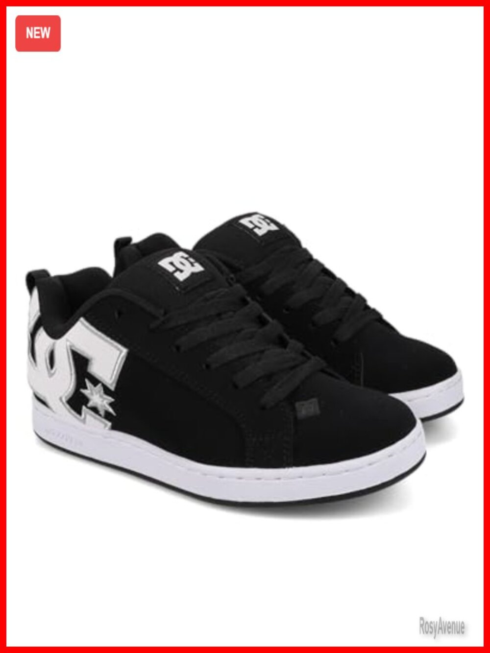 DC Court Graffik Low Top Skate Shoe Lace-Up Athletic Sneaker